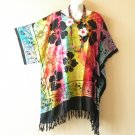 KB871 Tie Dye Batik Women Plus Kimono Poncho Tunic Women Blouse Top up to 5X KB871 Tie Dye Batik Women Plus Kimono Poncho Tunic Women Blouse Top up to 5X