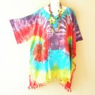 KB88 Tie Dye Batik Tunic Plus Kimono Poncho Hippy Women Blouse Top up to 5X KB88 Tie Dye Batik Tunic Plus Kimono Poncho Hippy Women Blouse Top up to 5X