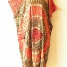 KD202 Tie Dye Batwing Hippie Caftan Dolman Women Abaya Maxi Dress Up to 3X