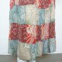 S6 Paisley Abstract Bohemian Peasant Patchwork Maxi Mirror Boho Skirt