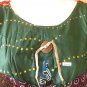 PD6 Patchwork Abstract Bohemian Peasant Boho Women Umbrella Sun Dress - M & L