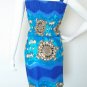 WS5 Turtle Broomstick Sexy Top & Wrap Around Sarong Pareo Skirt Suit Set XS & S