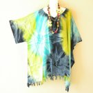 KB87 Tie Dye Boho Batik Women Plus Kimono Poncho Hippy Women Blouse Top up to 5X KB87 Tie Dye Boho Batik Women Plus Kimono Poncho Hippy Women Blouse Top up to 5X