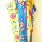 KD286 Fish Bone Boho Caftan Kaftan Sleeve Tunic Hippy Maxi Dress - 2X 3X 4X 5X