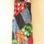PD2 Patchwork Abstract Bohemian Peasant Boho Women Umbrella Sun Dress - M & L