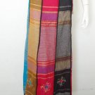 PS35 Bohemian Peasant Embroidered Boho Patchwork Full Long Maxi Skirt - XS & S