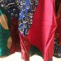 PD10 Patchwork Abstract Bohemian Peasant Boho Women Umbrella Sun Dress - M & L