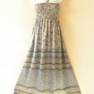 TL118 Women Summer Strapless Halter Tube Smock Maxi Broomstick Dress - 1X to 2X