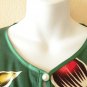KD113 Batik Green Women Kaftan Caftan Tunic Abaya Dolman Maxi Dress M to XL