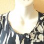 KD234 Blue Floral Women Kaftan Caftan Batwing Summer Dolman Maxi Dress L to 3X