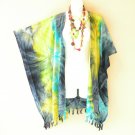 CB601 Tie Dye Cardigan Duster Kaftan Dolman Hippy Jacket Cover up Top - up to 5X CB601 Tie Dye Cardigan Duster Kaftan Dolman Hippy Jacket Cover up Top - up to 5X