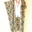 CD505 Floral Cardigan Duster Kaftan Open Front Plus Maxi Hippy Jacket - up to 5X CD505 Floral Cardigan Duster Kaftan Open Front Plus Maxi Hippy Jacket - up to 5X
