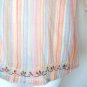 Hippie Gypsy Tunic Embroidered Stripes Printed Batik Kurta Kurti Blouse Top M&L