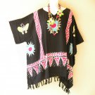 KB80 Butterfly Batik Plus Tunic Kimono Poncho Hippy Women Blouse Top up to 5X