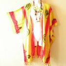 CB428 Tie Dye Batik Cardigan Duster Kimono Batwing Jacket Cover up - 3X 4X & 5X CB428 Tie Dye Batik Cardigan Duster Kimono Batwing Jacket Cover up - 3X 4X & 5X