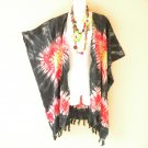 CB600 Tie Dye Batik Cardigan Duster Kaftan Dolman Hippy Jacket Cover up Top - up to 5X CB600 Tie Dye Batik Cardigan Duster Kaftan Dolman Hippy Jacket Cover up Top - up to 5X