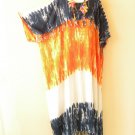 KD342 Tie Dye Women Batwing Tunic Kimono Dolman Women Abaya Dress Up to 5X KD342 Tie Dye Women Batwing Tunic Kimono Dolman Women Abaya Dress Up to 5X