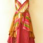 M678 Reversible Vintage Silk Magic 30" Length Wrap Skirt Halter Tube Dress + DVD