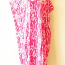 KD237 Pink Floral Batwing Hippie Caftan Dolman Women Abaya Maxi Dress Up to 2X KD237 Pink Floral Batwing Hippie Caftan Dolman Women Abaya Maxi Dress Up to 2X