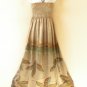 TL121 Women Summer Strapless Halter Tube Smock Maxi Broomstick Dress - M to 2X