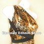 1D109 Versatile Paisley Silk Multi Wear Scarf Long Maxi Halter Dress, Maternity