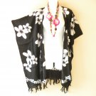 CB682 Floral Cardigan Duster Open Front Plus Hippy Jacket Cover up Top up to 5X