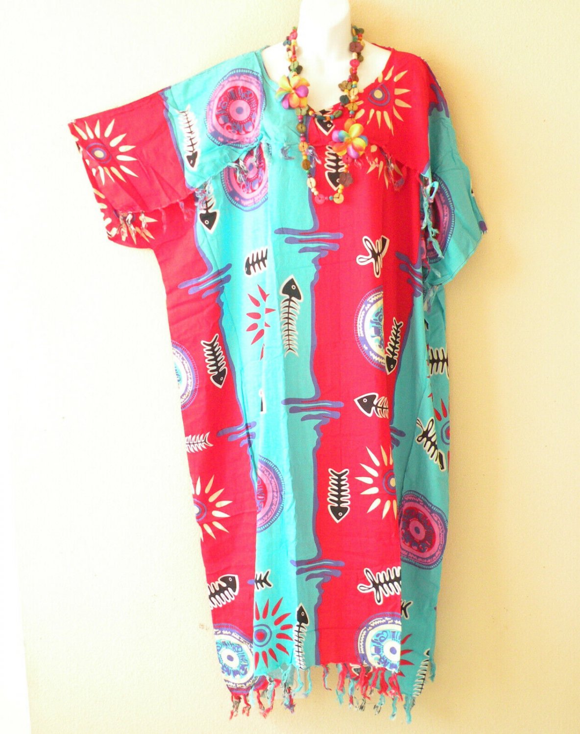 KD352 Fish Bone Plus Women Batwing Tunic Kimono Dolman Women Abaya Dress Up to 7X