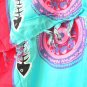 KD352 Fish Bone Plus Women Batwing Tunic Kimono Dolman Women Abaya Dress Up to 7X