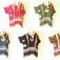 KG20 Boho Batik Fringes Plus Kimono Poncho Hippy Women Tunic Blouse Top up to 5X