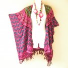 CB677 Maroon Cardigan Duster Kaftan Open Front Plus Jacket Cover up - up to 5X CB677 Maroon Cardigan Duster Kaftan Open Front Plus Jacket Cover up - up to 5X