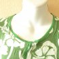 KD238 Green Floral Batwing Hippie Caftan Dolman Women Abaya Maxi Dress Up to 2X