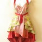 S40 Reversible Vintage Silk Magic 22" Mini Wrap Skirt Halter Tube Top + DVD