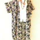 CD526 Floral Cardigan Duster Kimono Batwing Plus Maxi Hippy Jacket - up to 5X CD526 Floral Cardigan Duster Kimono Batwing Plus Maxi Hippy Jacket - up to 5X