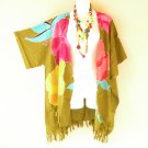 CB640 Olive Green Cardigan Duster Kimono Batwing Jacket Coat Cover - 3X, 4X & 5X CB640 Olive Green Cardigan Duster Kimono Batwing Jacket Coat Cover - 3X, 4X & 5X