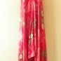 2D103 - Versatile Silk Multi Wear Scarf Long Maxi Halter Dress, Maternity
