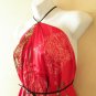 2D103 - Versatile Silk Multi Wear Scarf Long Maxi Halter Dress, Maternity