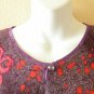 KD416 Floral Batik Women Kaftan Cotton Batwing Hippie Tunic Maxi Dress - L to 2X