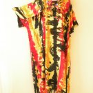 KD343 Tie Dye Women Batik Caftan Kimono Abaya Hippy Women Maxi Dress - up to 5X