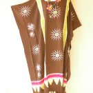 KD279 Brown Fishes Batik Kaftan Dolman Women Abaya Maxi Dress All Sizes KD279 Brown Fishes Batik Kaftan Dolman Women Abaya Maxi Dress All Sizes