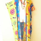 CD490 Fish Bone Kimono Open Cardigan DusterKaftan Trench Jacket Coverup up to 5X CD490 Fish Bone Kimono Open Cardigan DusterKaftan Trench Jacket Coverup up to 5X