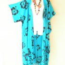 CD528 Hibiscus Cardigan Duster Kaftan Batwing Plus Maxi Hippy Jacket up to 5X CD528 Hibiscus Cardigan Duster Kaftan Batwing Plus Maxi Hippy Jacket up to 5X