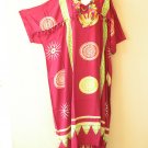 KD356 Cranberry Night Gown Caftan Kimono Tunic Hippy Maxi Dress - 2X, 3X, 4X, 5X KD356 Cranberry Night Gown Caftan Kimono Tunic Hippy Maxi Dress - 2X, 3X, 4X, 5X