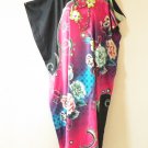 KG60 Tie Dye Hippie Caftan Sheen Batwing Plus Kaftan Dolman Maxi Dress -S to 2X KG60 Tie Dye Hippie Caftan Sheen Batwing Plus Kaftan Dolman Maxi Dress -S to 2X