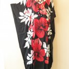 KD347 Red Floral Batwing Tunic Kaftan Dolman Women Abaya Maxi Dress Up to 5X