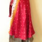 L58 Vintage Silk Magic 34" Long Wrap Skirt Halter Tube Maxi Dress + Bonus DVD