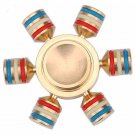 USA 1, 2, 6, 10 Bulk Ship Wheel Metal Titanium Alloy Hand Fidget Spinner USA 1, 2, 6, 10 Bulk Ship Wheel Metal Titanium Alloy Hand Fidget Spinner