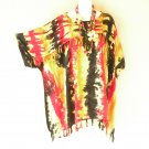 KB427 Tie Dye Batik Tunic Plus Kimono Poncho Hippy Women Blouse Top up to 5X KB427 Tie Dye Batik Tunic Plus Kimono Poncho Hippy Women Blouse Top up to 5X