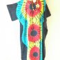 KD393 Floral Plus Batwing V Neck Kimono Dolman Women Abaya Maxi Dress Up to 5X
