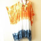 LT23 Tie Dye Batik Midi Batwing 42" Kaftan Dolman Women Abaya Dress Upto 5X LT23 Tie Dye Batik Midi Batwing 42" Kaftan Dolman Women Abaya Dress Upto 5X