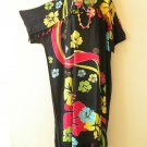 KD361 Floral Women Kaftan Kimono Rayon Tunic Plus Maxi Dress - 2X, 3X, 4X, 5X